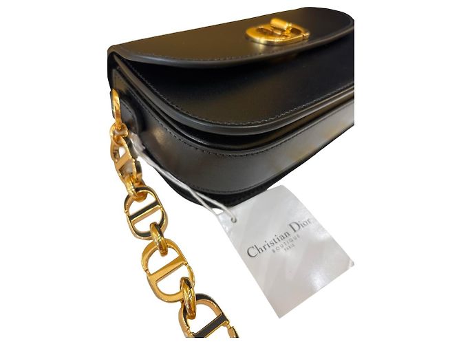 Christian Dior 30 Montaigne Avenue Leather Small Nero - vista 2