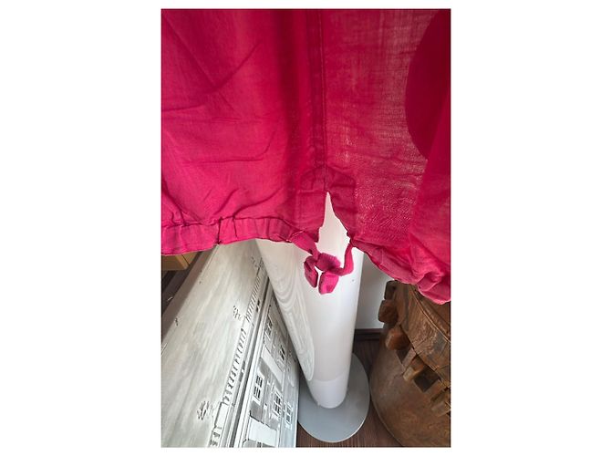 Autre Marque Completo Camicia e Pantaloni in Lino Rosa Fucsia - vista 13