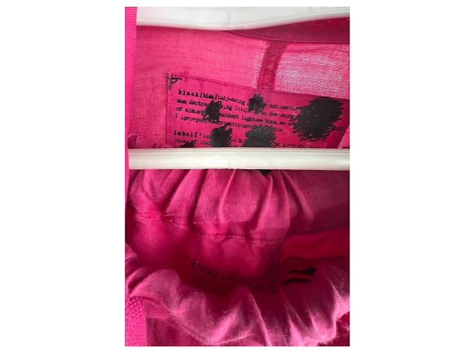 Autre Marque Completo Camicia e Pantaloni in Lino Rosa Fucsia - vista 2