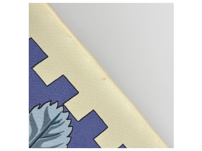 Hermès Foulard Hermes Carre 90 Kymbala Multicolore Porpora Giallo - vista 3