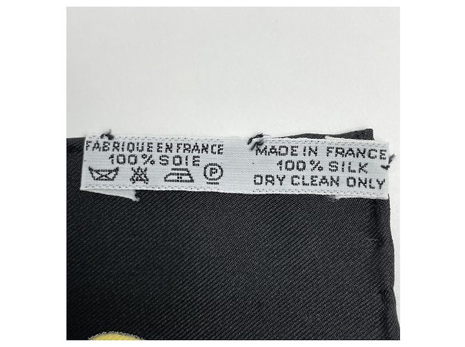 Hermès Foulard Hermes Carre 90 Etriers Nero Multicolore - vista 2