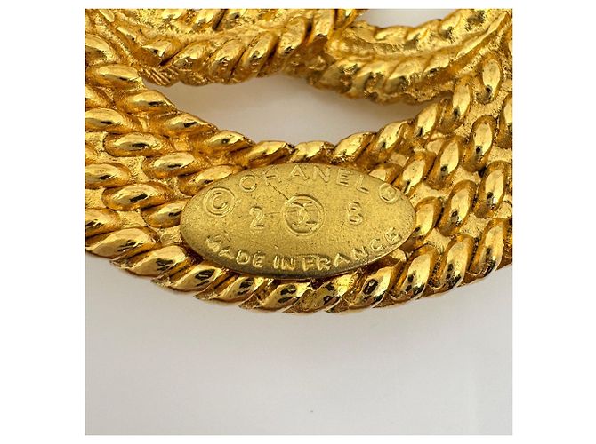 Spilla Chanel placcata oro D'oro - vista 5