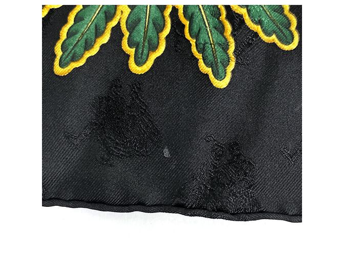 Hermès Foulard Hermes Carre 90 Joies d Hiver Nero Multicolore - vista 5