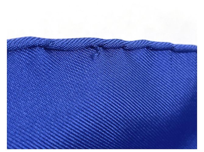 Hermès Foulard Hermes Carre 90 Les Ponts de Paris Blu - vista 4