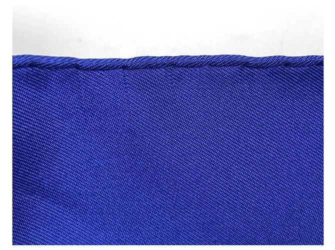 Hermès Foulard Hermes Carre 90 Les Ponts de Paris Blu - vista 5