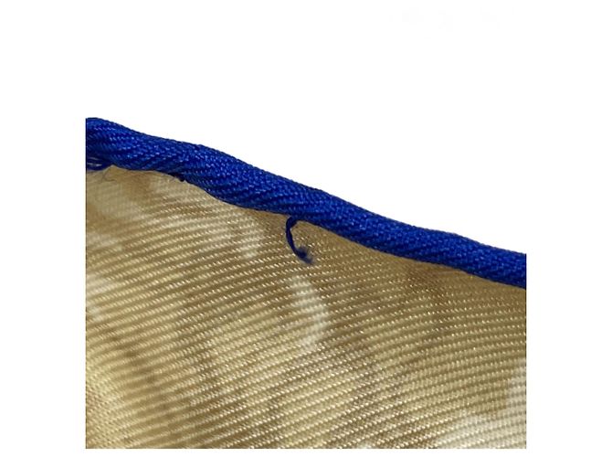 Hermès Foulard di seta Hermes CARPE 90 Blu Multicolore - vista 5