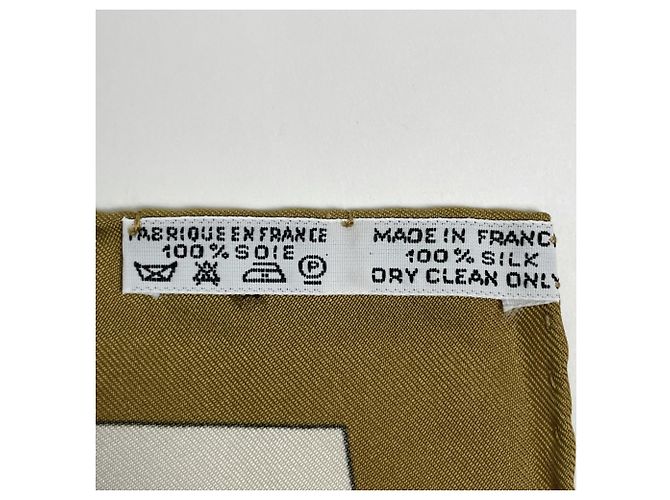 Hermès Hermes Carre 90 Kosmima Seidentuch Braun Mehrfarben - Ansicht 2