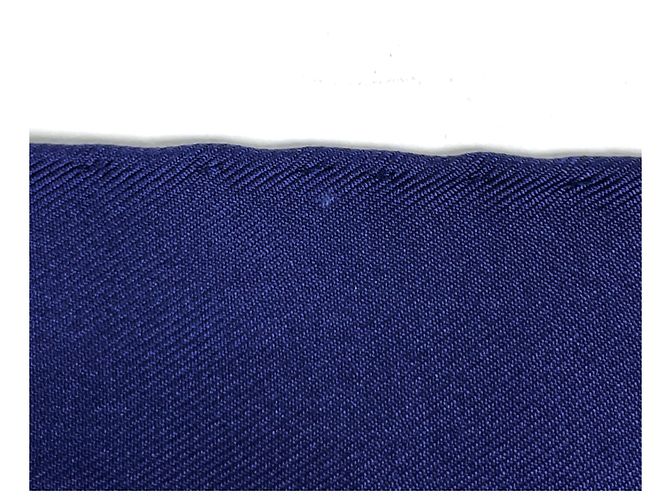 Hermès Foulard di seta Hermes Carre 90 Concerto Blu Multicolore - vista 3