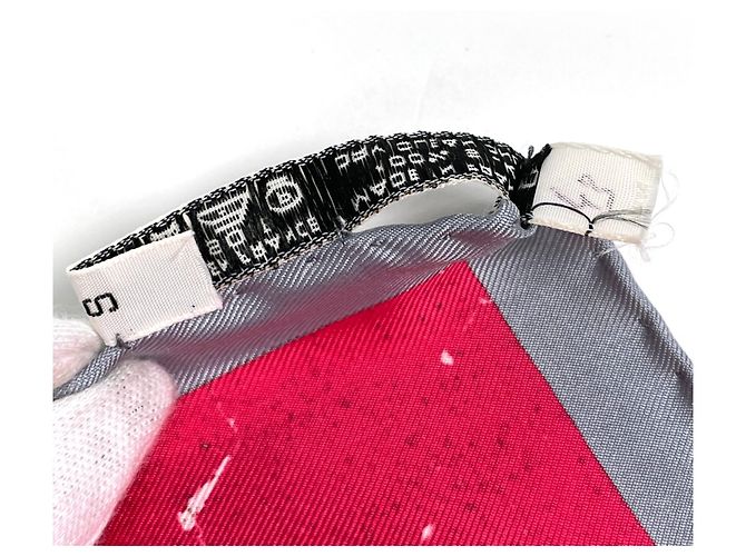 Hermès Foulard Hermes Carre 90 Pierres d' Orient et Occident Bianco Multicolore - vista 3