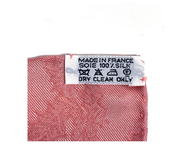 Hermès Foulard Hermes Carre 90 NEIGE D'ANTAN Rosa Multicolore - vista 2