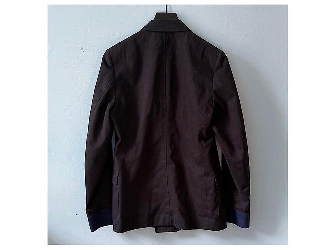 Gucci Navy Double-Breasted Blazer mit Emblem Dunkelblau - Ansicht 4