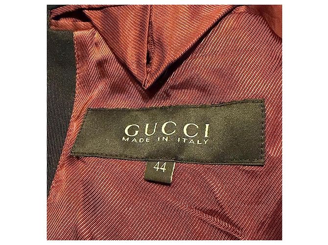 Gucci Navy Double-Breasted Blazer mit Emblem Dunkelblau - Ansicht 5