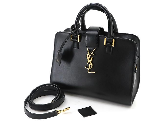 Borsa a mano Saint Laurent Baby Cabas Nero - vista 2