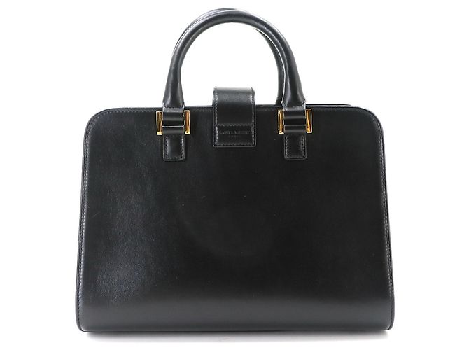 Borsa a mano Saint Laurent Baby Cabas Nero - vista 3