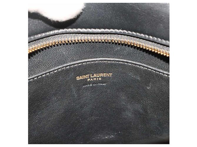 Borsa a mano Saint Laurent Baby Cabas Nero - vista 8