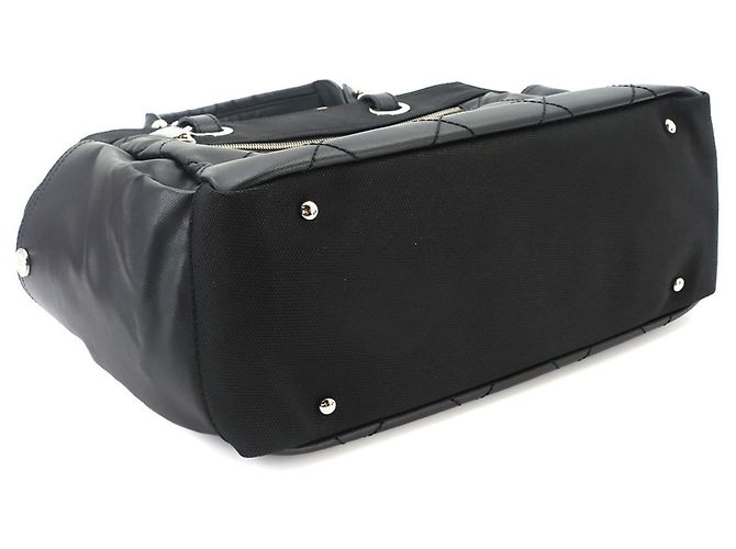 Timeless Borsa a mano Chanel Paris Biarritz GM Tote Nero - vista 5