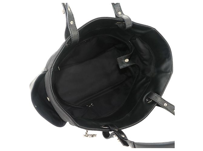 Timeless Borsa a mano Chanel Paris Biarritz GM Tote Nero - vista 7