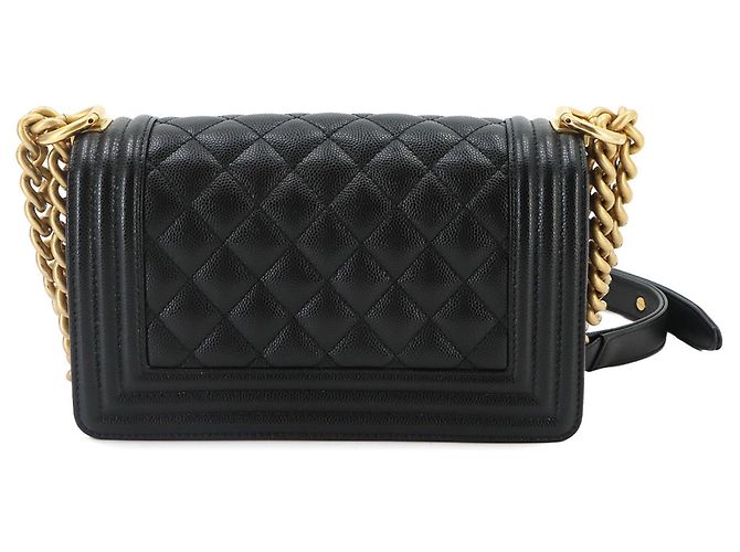 Borsa a tracolla Chanel Boy Small con catena Nero - vista 2