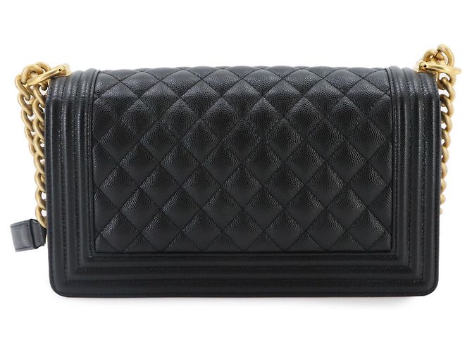 Borsa a tracolla Chanel Boy Chain Nero - vista 2