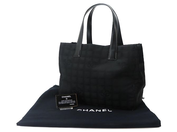 Borsa Tote Chanel New Travel Line Nero - vista 2