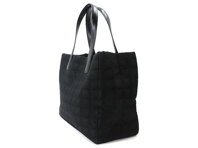 Borsa Tote Chanel New Travel Line Nero - vista 4