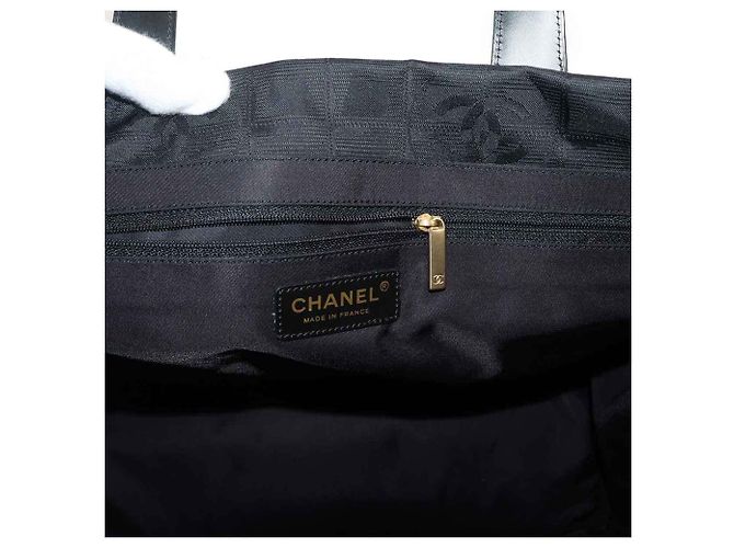 Borsa Tote Chanel New Travel Line Nero - vista 8