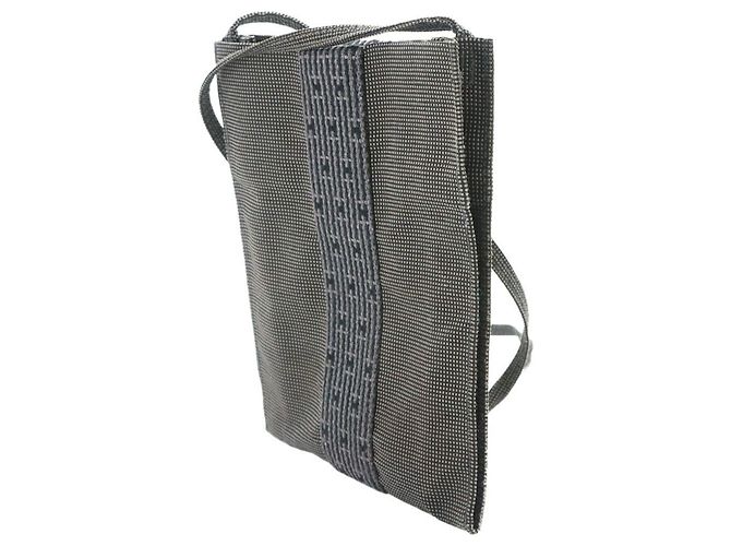 Hermès Borsa a tracolla Hermes Herline Pochette Marrone - vista 3