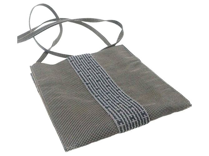 Hermès Borsa a tracolla Hermes Herline Pochette Marrone - vista 4