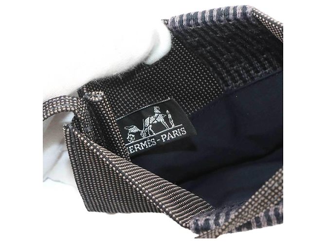 Hermès Borsa a tracolla Hermes Herline Pochette Marrone - vista 7