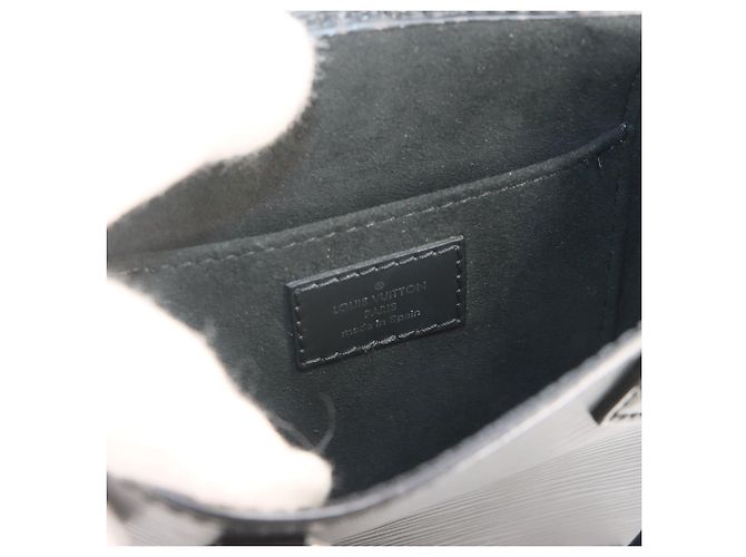 Borsa Louis Vuitton Epi Petite Sac Plat Nero - vista 8