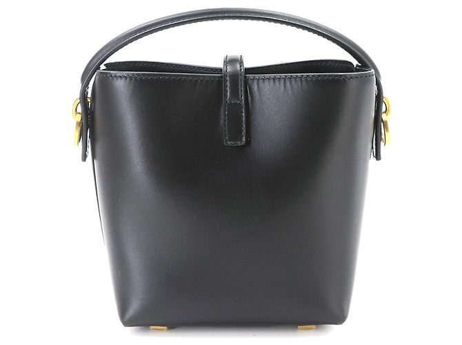 Borsa 2-way Saint Laurent LE37 Mini Nero - vista 2