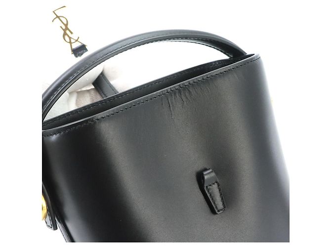 Borsa 2-way Saint Laurent LE37 Mini Nero - vista 8