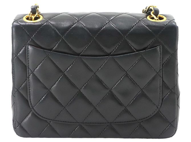 Borsa a tracolla con catena Chanel Mini Matelassé Nero - vista 3