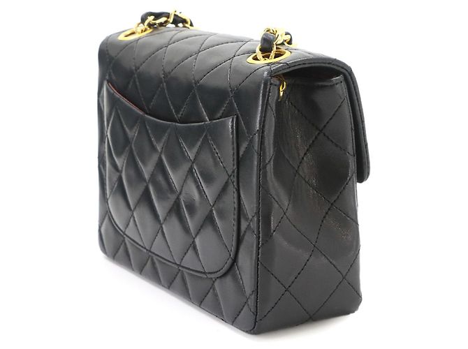 Borsa a tracolla con catena Chanel Mini Matelassé Nero - vista 4