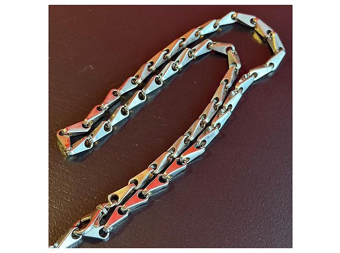 Collana Gucci con pendente G in acciaio inossidabile Argento - vista 4