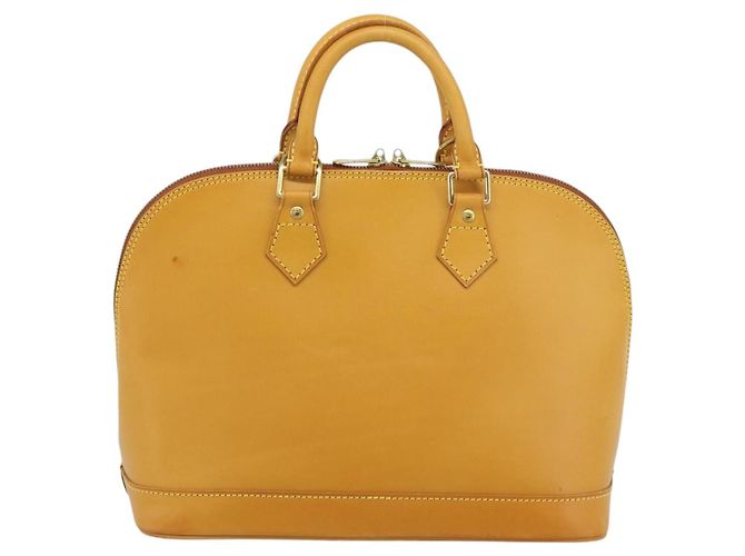 Sac à main Alma en cuir Nomad LOUIS VUITTON Beige M85000 LV Auth 194592V - vue 2