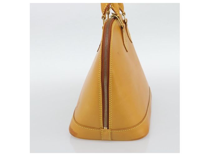 Sac à main Alma en cuir Nomad LOUIS VUITTON Beige M85000 LV Auth 194592V - vue 4