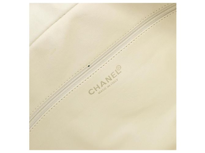 Borsa Boston CHANEL Sports Line Matelasse Canvas Gray Silver CC Auth bs36613 Marrone Argento - vista 22