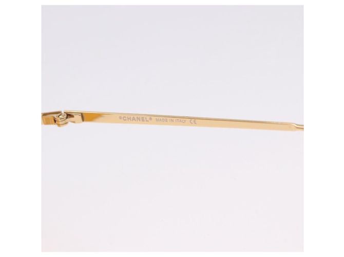 Gafas de sol CHANEL COCO Mark metal Gold Tone CC Auth 193597V - vista 16