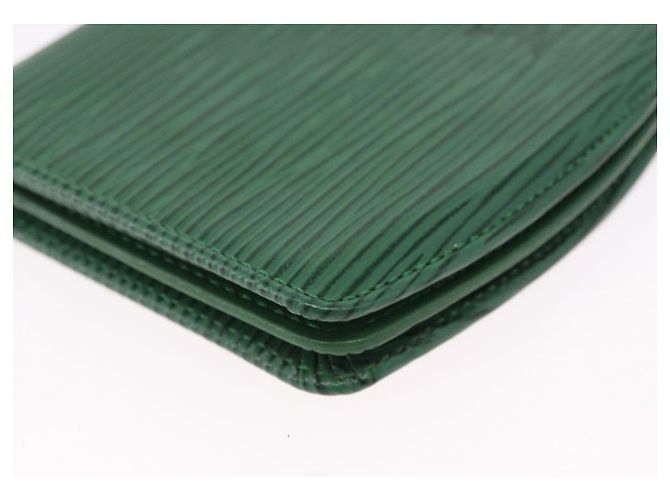 LOUIS VUITTON Monogram Epi Coin Purse 2 Set Green LV Auth 195219 Verde Monograma - vista 7