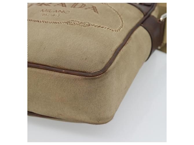 Borsa a Tracolla PRADA Canvas Beige Silver Auth bs36669 Argento - vista 15