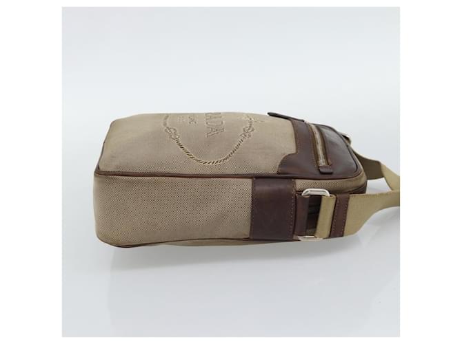 Borsa a Tracolla PRADA Canvas Beige Silver Auth bs36669 Argento - vista 4