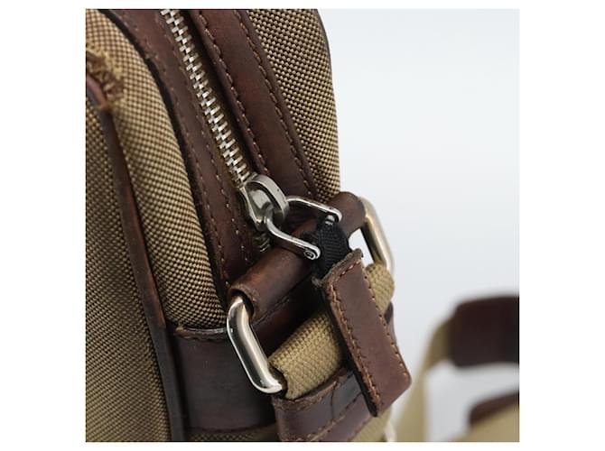 Borsa a Tracolla PRADA Canvas Beige Silver Auth bs36669 Argento - vista 9