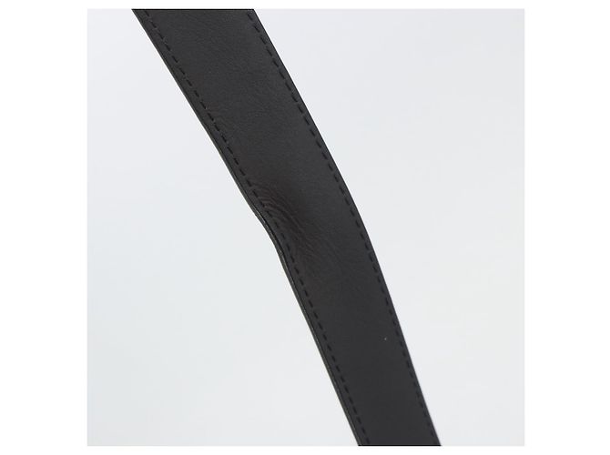 LOUIS VUITTON Gürtel Multicolor LV cut Belt Black M6890 LV Auth 193765V Schwarz - Ansicht 10
