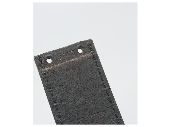 LOUIS VUITTON Gürtel Multicolor LV cut Belt Black M6890 LV Auth 193765V Schwarz - Ansicht 12