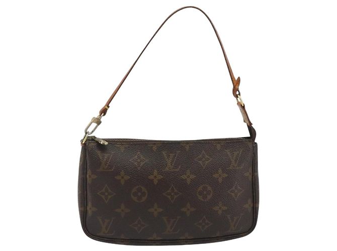LOUIS VUITTON Monogram Pochette Accessoires Pouch M51980 LV Auth BA14577 Monogramma - vista 13