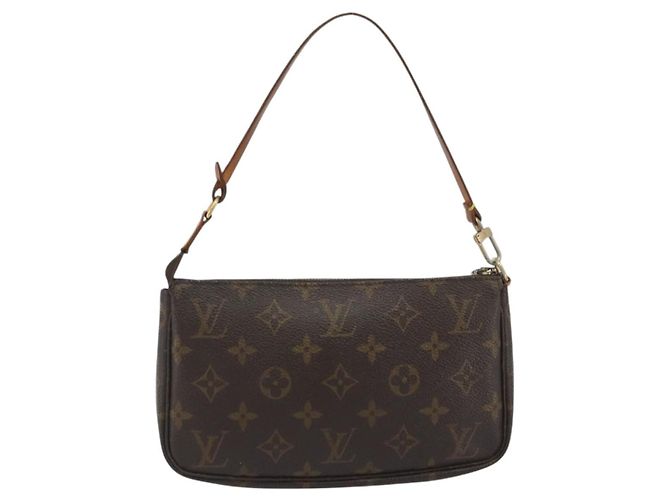 LOUIS VUITTON Monogram Pochette Accessoires Pouch M51980 LV Auth BA14577 Monogramma - vista 2