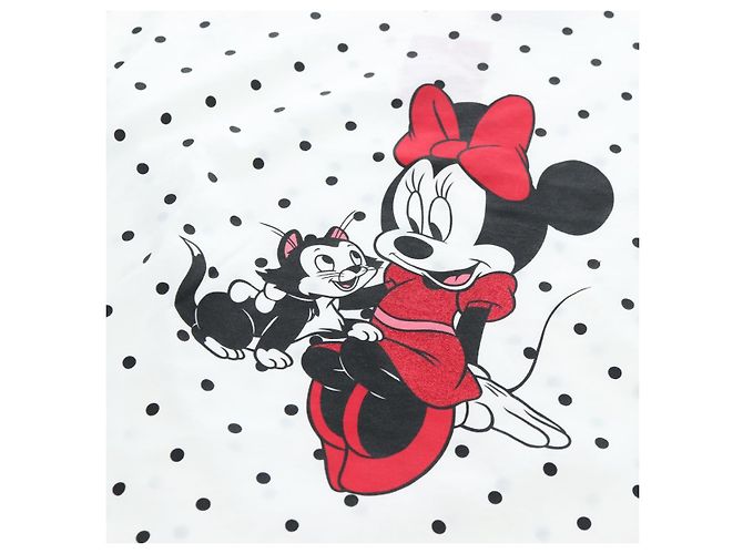 Camiseta de manga corta Kate Spade Disney de algodón Blanco Rosa Auth 192889M - vista 5