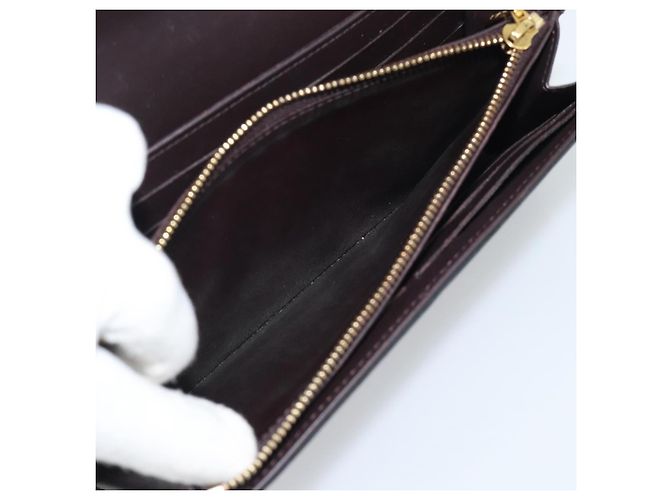 LOUIS VUITTON Monogram Vernis Portefeiulle Sarah Chain M90088 LV Auth gh2334V Bordò - vista 10