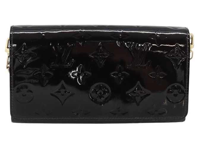LOUIS VUITTON Monogram Vernis Portefeiulle Sarah Chain M90088 LV Auth gh2334V Bordò - vista 13